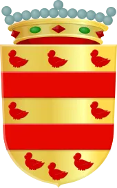 Most recent flag or coat of arms of Cuijk Lordship