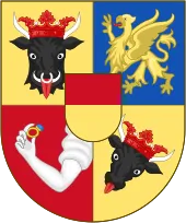 Most recent flag or coat of arms of Mecklenburg-Guestrow Duchy