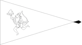 Most recent flag or coat of arms of Khilchipur State