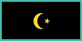 Most recent flag or coat of arms of Khivan Khanate (Russia)