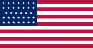 Most recent flag or coat of arms of Kansas Territory