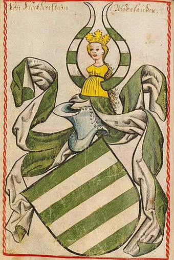 Most recent flag or coat of arms of Fleckenstein  Lordship