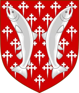 Most recent flag or coat of arms of Salm County (Salm in Ardenne)