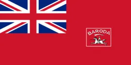 Most recent flag or coat of arms of Baroda State (Princely State)