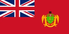 Most recent flag or coat of arms of Cambay State (Princely State)