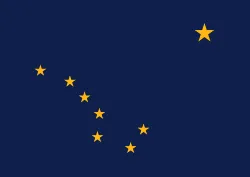 Most recent flag or coat of arms of alaska