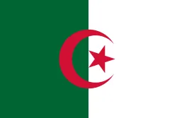 Most recent flag or coat of arms of Algeria