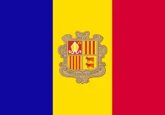 Most recent flag or coat of arms of Principality of Andorra
