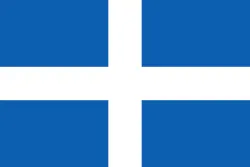 Most recent flag or coat of arms of Hellenic State