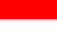 Most recent flag or coat of arms of Republic of Indonesia