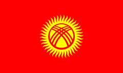 Most recent flag or coat of arms of Kyrgyz Republic