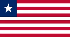 Most recent flag or coat of arms of Republic of Liberia