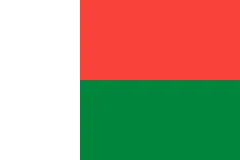 Most recent flag or coat of arms of Republic of Madagascar