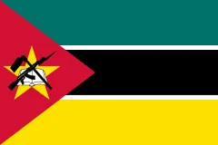 Most recent flag or coat of arms of Republic of Mozambique