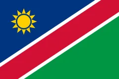 Most recent flag or coat of arms of Republic of Namibia