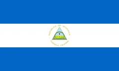 Most recent flag or coat of arms of Nicaragua