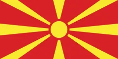 Most recent flag or coat of arms of Republic of North Macedonia