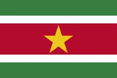 Most recent flag or coat of arms of Republic of Suriname
