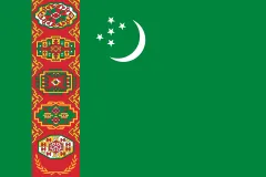 Most recent flag or coat of arms of Turkmenistan