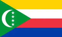 Most recent flag or coat of arms of Union of the Comoros