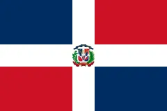 Most recent flag or coat of arms of Dominican Republic