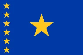 Most recent flag or coat of arms of Free Republic of the Congo