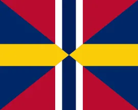 Most recent flag or coat of arms of sweden-norway