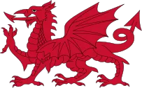 Most recent flag or coat of arms of Kingdom of Gwynedd