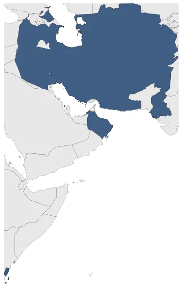 Afsharid Dynasty: Maximal extension of the polity