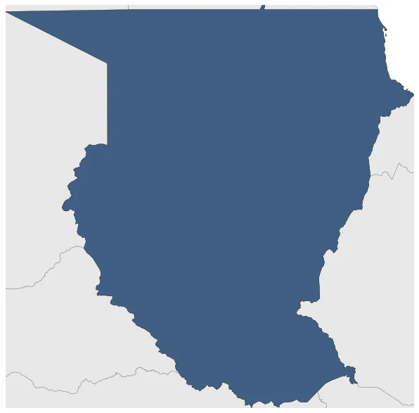 Anglo-Egyptian Sudan: Maximal extension of the polity