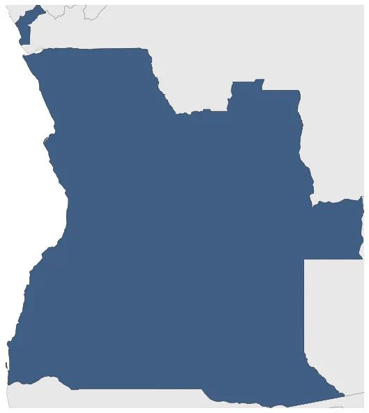 Angola (Colony): Maximal extension of the polity
