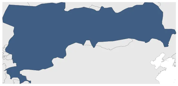Eastern Turkic Khaganate: Maximal extension of the polity