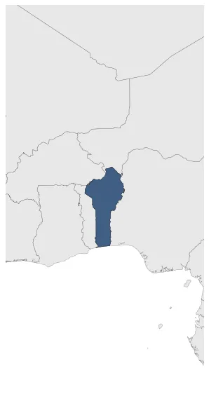 French Dahomey: Maximal extension of the polity