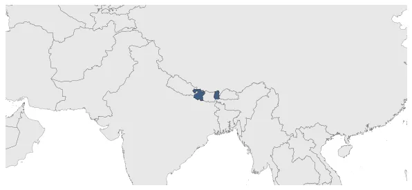 Gorkha Kingdom: Maximal extension of the polity