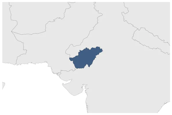 Jodhpur State (Princely State): Maximal extension of the polity