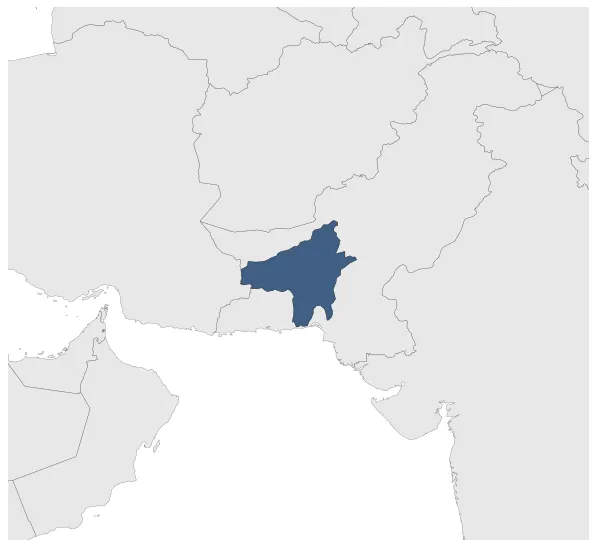 Khanate of Kalat (Princely State): Maximal extension of the polity