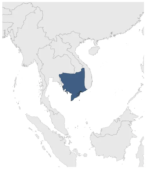 Kingdom of Cambodia (Siam): Maximal extension of the polity