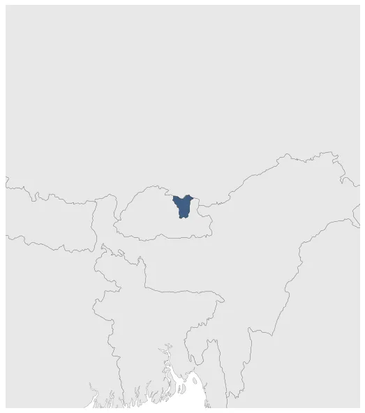 Kingdom of Lhuentse: Maximal extension of the polity
