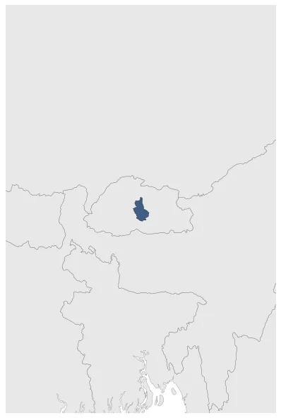 Kingdom of Trongsa: Maximal extension of the polity