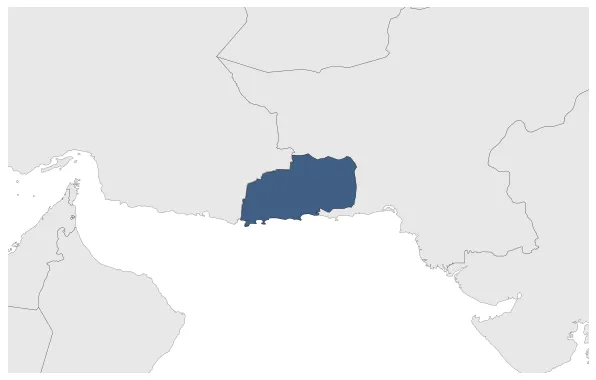 Makran State: Maximal extension of the polity