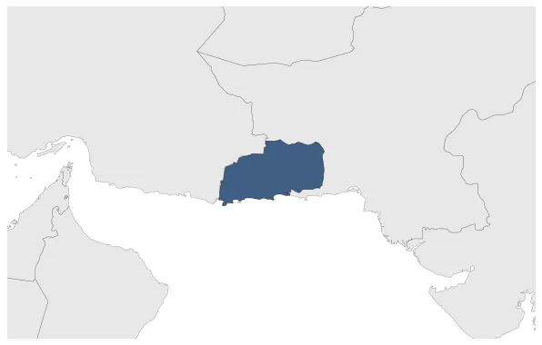 Makran State (Princely State): Maximal extension of the polity
