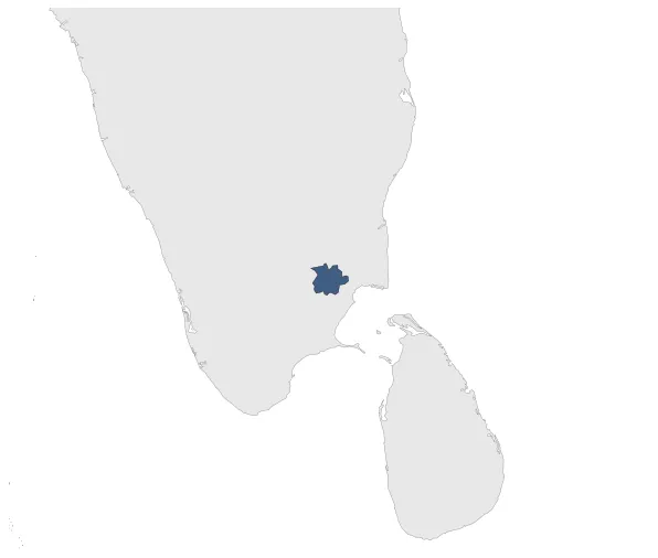 Pudukkottai State: Maximal extension of the polity