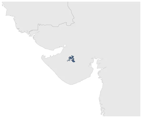 Rajkot State (Princely State): Maximal extension of the polity